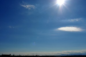 blue sky